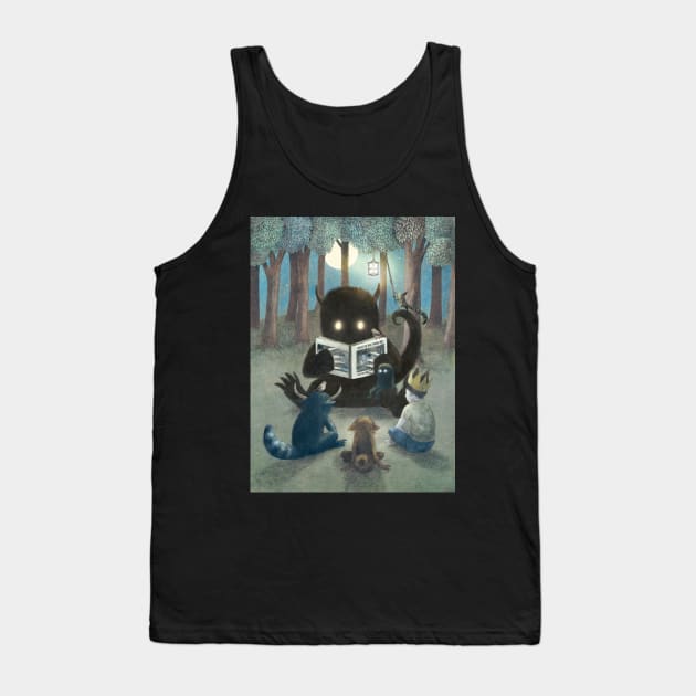 Reading Circle Tank Top by Terry Fan